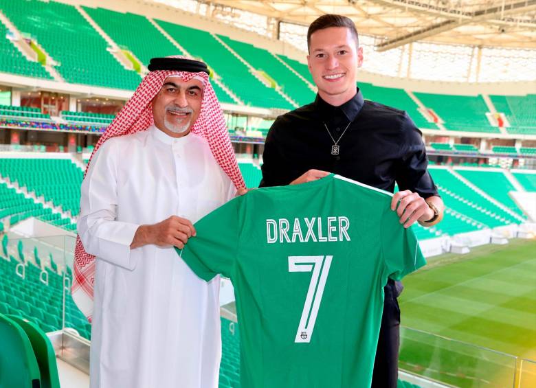 Julian Draxler es el tercer jugador del PSG transferido a la Liga de Qatar tras Diallo y Verratti al Al-Arabi. FOTO X @ALAHLI_FC
