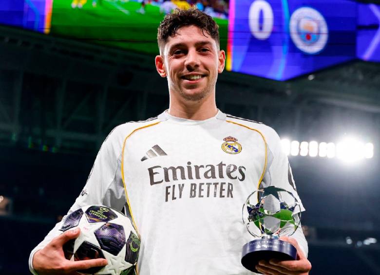 Federico Valverde confesó que ante el City jugó el mejor partido de su carrera deportiva. FOTO X-REAL MADRID