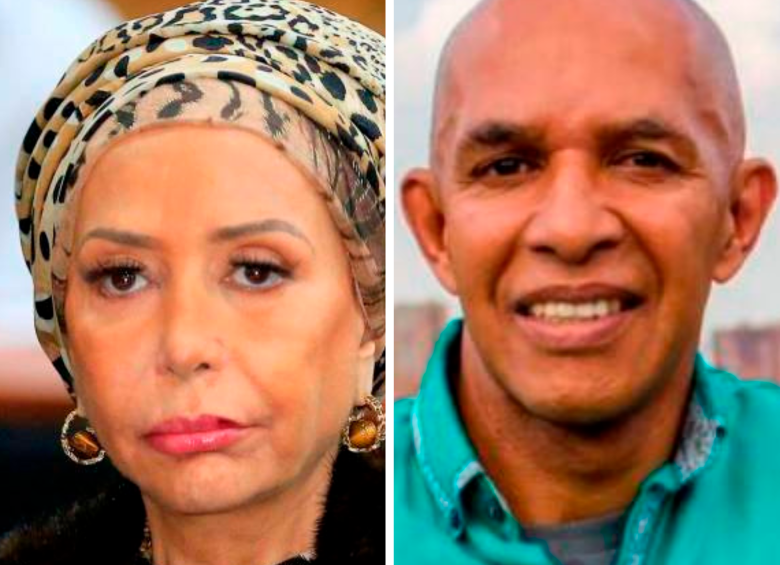 La senadora Piedad Córdoba y su hermano, Álvaro Córdoba. FOTO: COLPRENSA