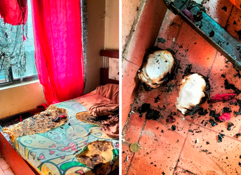Así quedaron algunas de las áreas afectadas por el artefacto. Aún se desconoce quiénes son los responsables. FOTOS: COLPRENSA