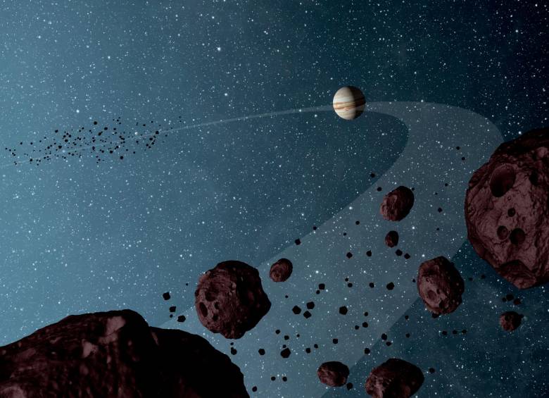 Nasa ha identificado más de 16.000 asteroides solo en cercanías de la Tierra. Imagen de la Nasa