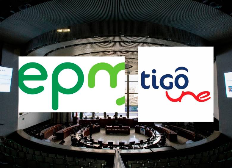 El Concejo de Medellín debatirá este jueves en primer debate la venta de acciones de EPM en UNE. FOTO: EL COLOMBIANO