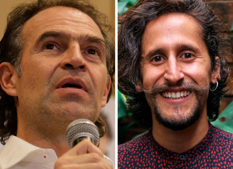 El excandidato presidencial Federico Gutiérrez y el estratega digital Sebastián Guanumen. FOTO: CORTESÍA