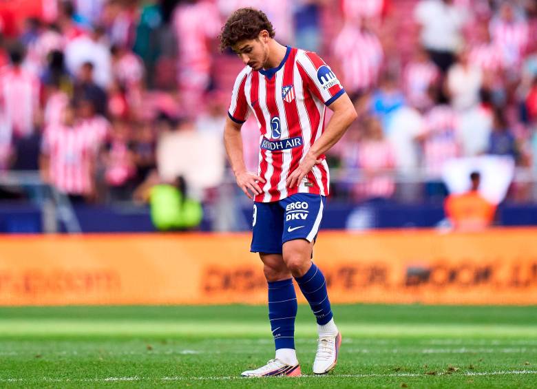 Julián Álvarez pasa un mal momento en el Atlético de Madrid. FOTO: Getty