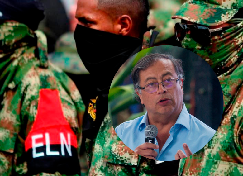 El presidente Gustavo Petro dijo que el Gobierno y el ELN ya tienen listos sus equipos negociadores y que el proceso de paz con esa guerrilla “comienza ya”. FOTO: COLPRENSA 