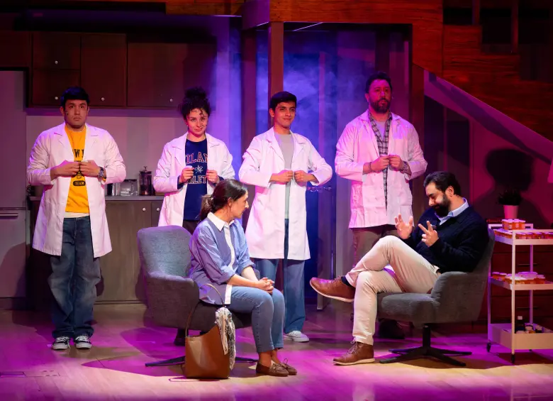 El elenco de la obra está compuesto por talento colombiano. Las letras y la música fueron licenciadas por la productora. FOTO cortesía.