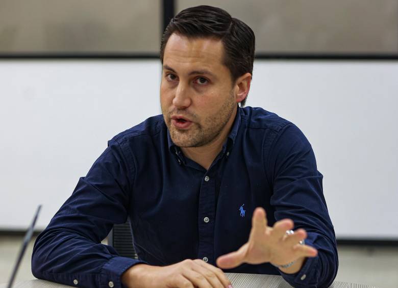 Andrés Gaviria, candidato a la Cámara. FOTO: Manuel Saldarriaga Quintero