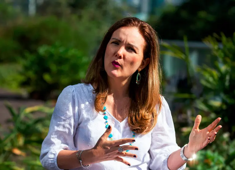 Piedad Patricia Restrepo Restrepo fue la cabeza visible de la veeduría Todos por Medellín desde su fundación en 2020. FOTO: JULIO CÉSAR HERRERA