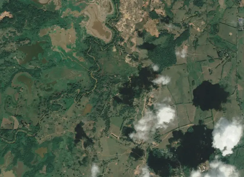 Vista satelital del predio Mandinga captada el 8 de enero de 2020. Cortesía Google Earth