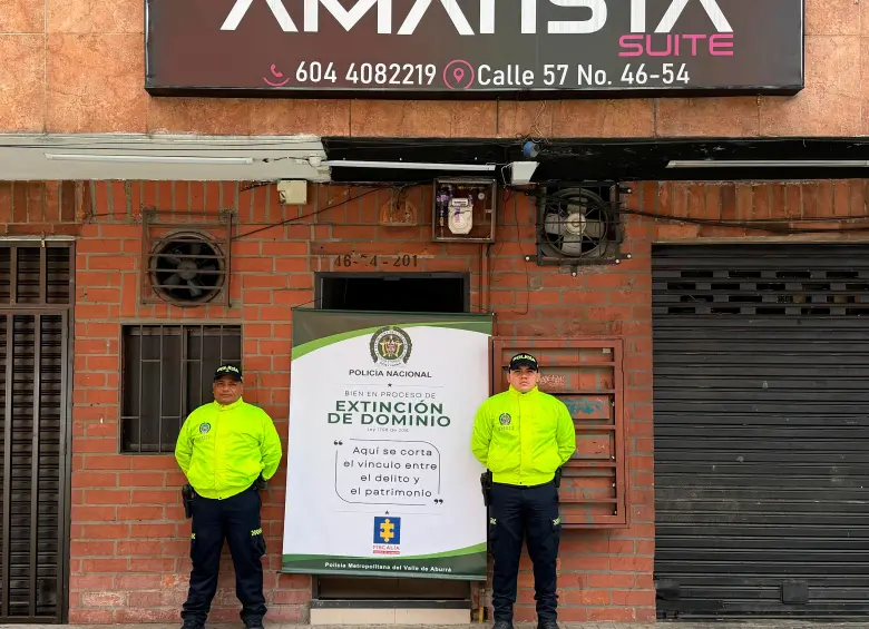 Los bienes intervenidos entrarán a un proceso de extinción de dominio. FOTO: MEVAL