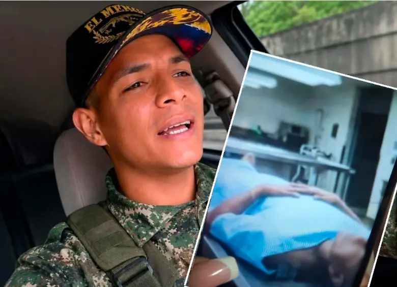 Para constatar su plena identidad, el cadáver de Naín Pérez Toncel (“Bendito Menor”) fue llevado a la sede de Medicina Legal de Barranquilla, a pesar de que su familia se opuso. FOTOS: REDES SOCIALES Y CORTESÍA INÉDITA