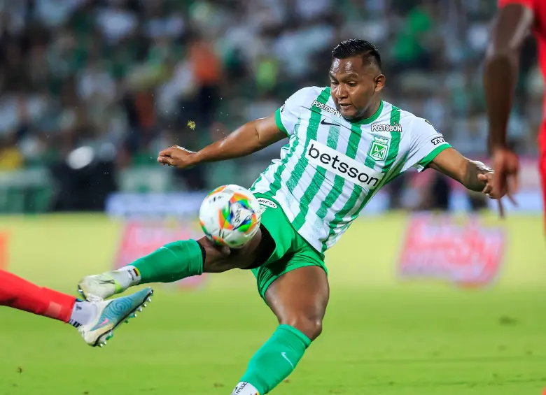 Alfredo Morelos, delantero de Atlético Nacional con buen presente. Carta de Diego Arias para atacar a los caleños. FOTO Camilo Suárez