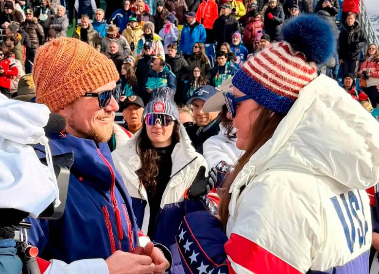 Breezy Johnson, quien ganó oro en los Olímpicos en la prueba de descenso, también recibió anillo de compromiso. Foto: Instagram Breezy Johnson 