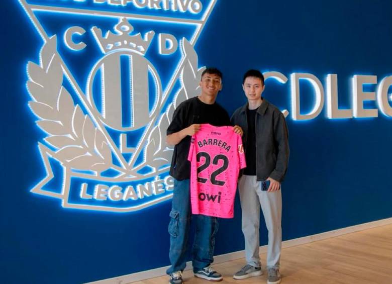 Matías, el día de su presentación con el Leganés, equipo al que llegó a comienzos de marzo. FOTO INSTAGRAM MATÍAS