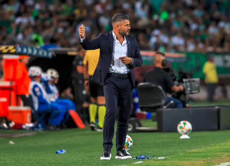 Javier Gandolfi destacó el nivel de Nacional ante Sao Paulo e invitó a creer que la clasificación es posible en Brasil. FOTO CAMILO SUÁREZ