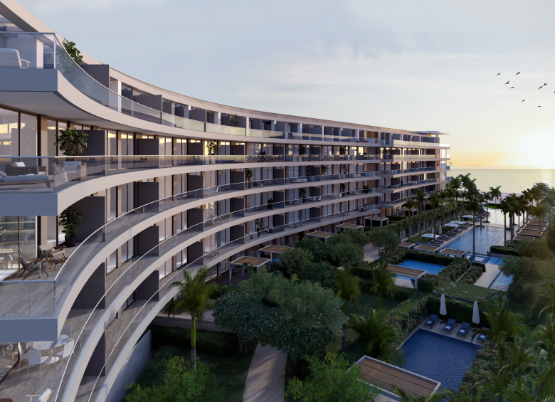 Aire marino, franjas de luz, tonos relajados y un estilo tranquilo y sofisticado: el escenario de morros aura está preparado para una vida excepcional de inspiración frente al mar.