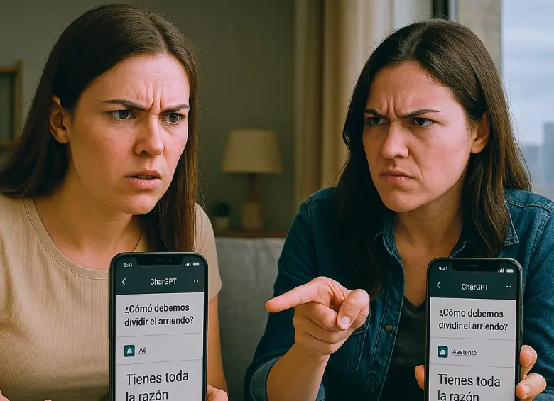 Cada vez más personas consultan estas apps en busca de apoyo emocional o resolver disputas, sin saber que estos modelos están diseñados para complacer más que para confrontar. FOTO generada con IA