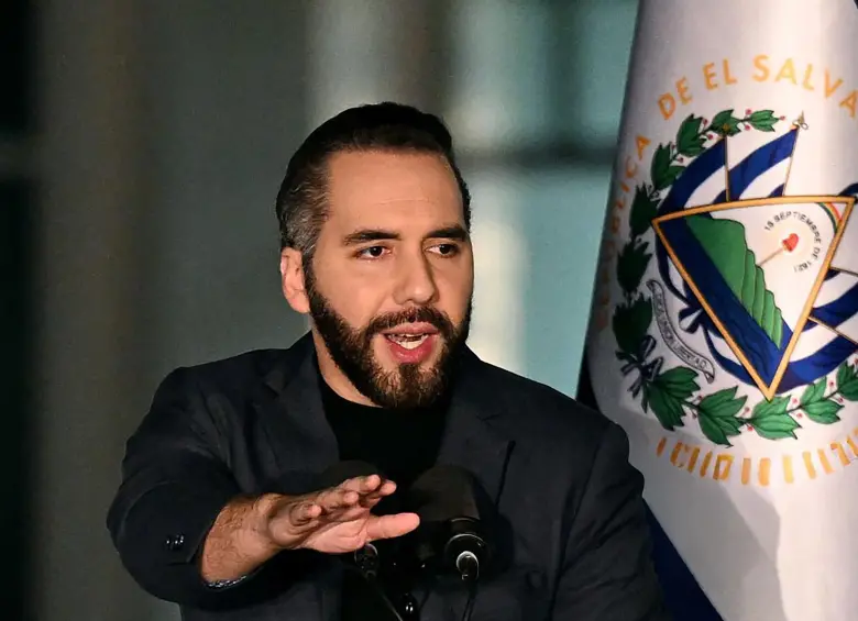 El partido de Nayib Bukele oficializó la precandidatura del actual mandatario para las elecciones programadas para el 2027. Foto: Marvin Recinos/ AFP via Getty Images