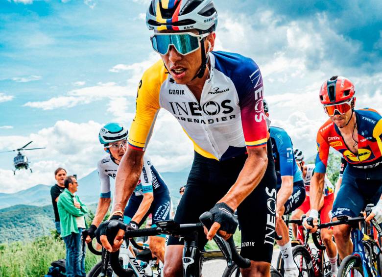Egan se mantiene en el top-10 del Giro. FOTO X-INEOS