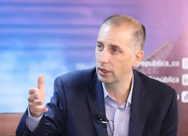 El gerente general de la Bolsa de Valores de Colombia, BVC, Andrés Restrepo. FOTO: LR.