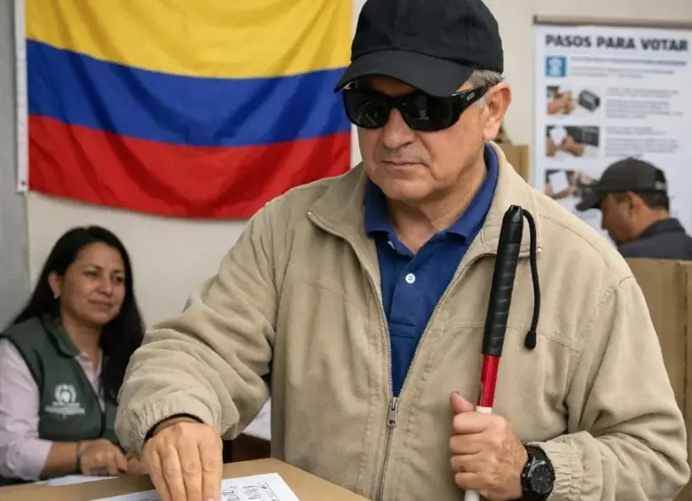Registraduría definió apoyos para personas con discapacidad en elecciones del 31 de mayo. FOTO: Centro de Rehabilitación para Adultos Ciegos