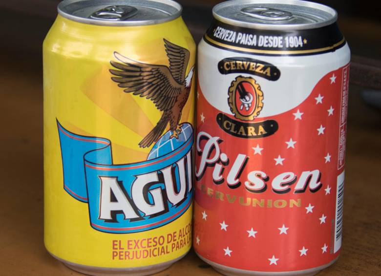 Águila y Pilsen son dos de los productos estrella de Bavaria. FOTO: EL COLOMBIANO 