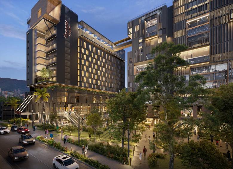 El megaproyecto busca crear en la zona del Lleras un entorno sostenible para dinamizar la vida cultural del sector. Imagen render: Cortesía.