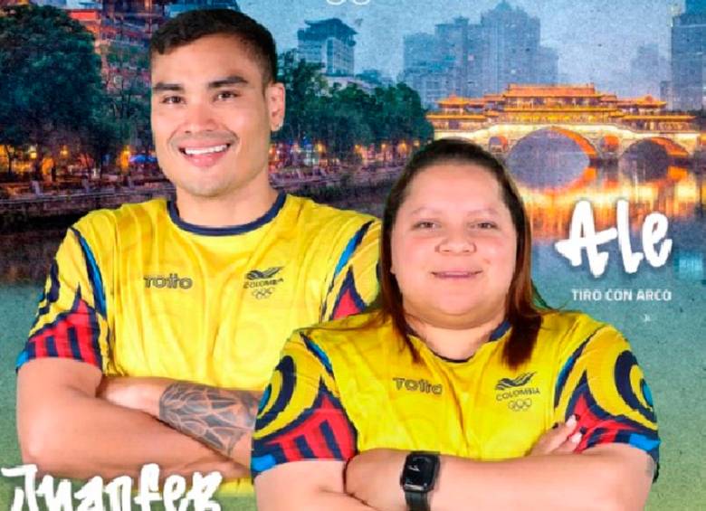 Alejandra Usquiano y Juan Fernando Ocampo esperan imponer talento en sus diferentes disciplinas en los Juegos Mundiales. FOTO CORTESÍA COC