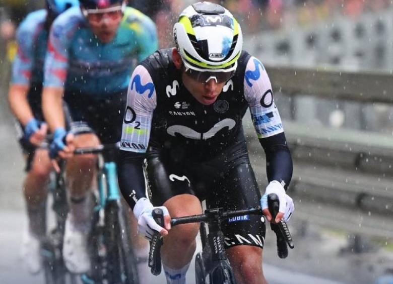 Éiner Rubio, entre los hombres que se destacó este miércoles en la quinta etapa del Giro de Italia. FOTO GETTY