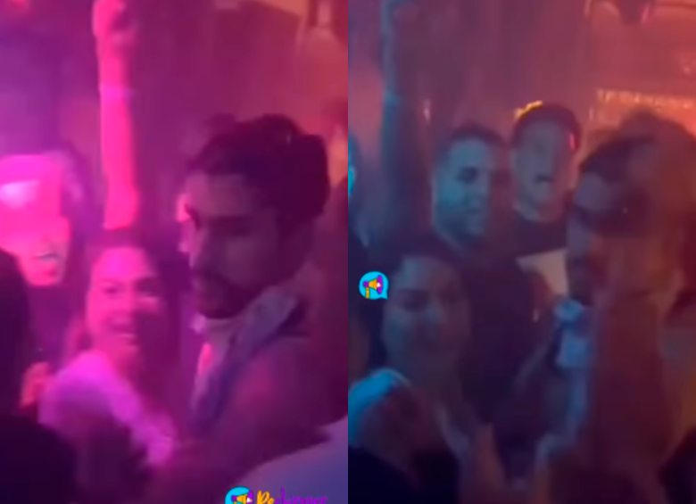 Estas fueron dos de las escenas que se pudieron ver en la discoteca de República Dominicana. Fotos: pantallazos tomados de redes sociales. 