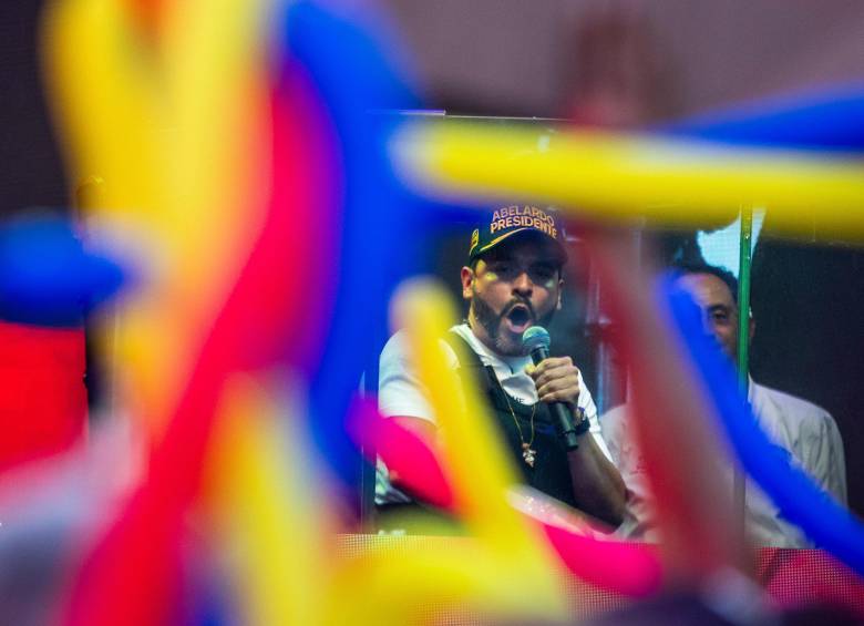 El presidente electo Abelardo de la Espriella sacó en la segunda vuelta 2.185.834 de votos en Antioquia, mostrando que el departamento es uno de los bastiones más importantes de la derecha en el país. FOTO: Julio César Herrera