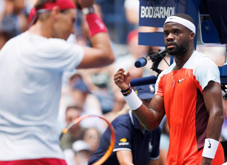 Tiafoe, número 26 del mundo, logró ante Nadal la mejor victoria en su carrera deportiva. FOTO: EFE