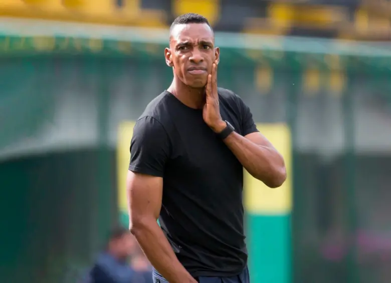 Luis Amaranto Perea, asistente técnico de Colombia. FOTO JUAN ANTONIO SÁNCHEZ 