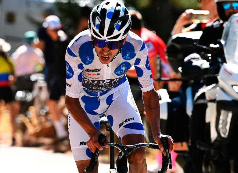 Santiago Buitrago viene de ganar la montaña en la Vuelta a España. FOTO: GETTY