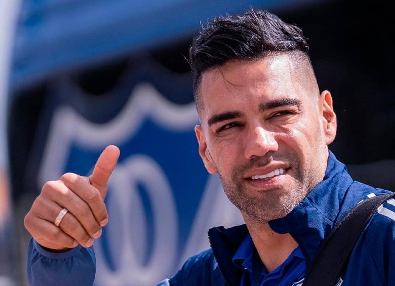 Radamel Falcao llegó a Millonarios en 2024. FOTO X-MILLONARIOS
