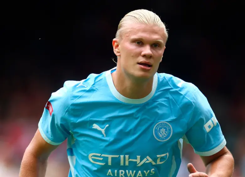 Erling Haaland es el jugador más costoso del mercado actual junto con Lamine Yamal; ambos alcanzan un valor de 220 millones de euros. FOTO GETTY