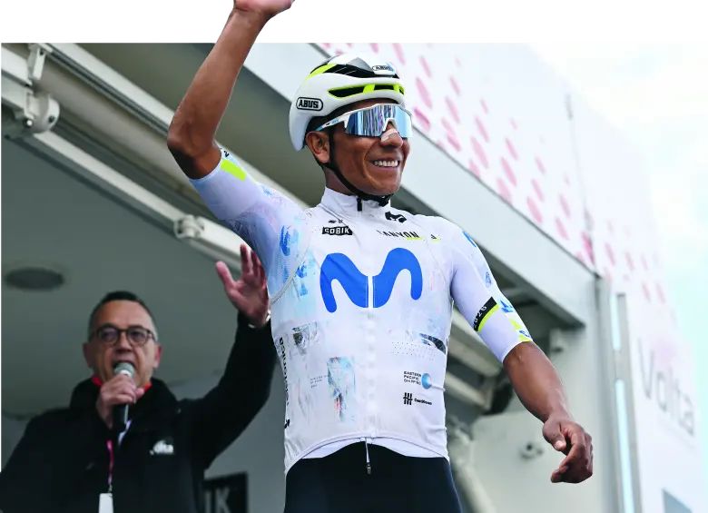 Nairo Quintana se consagró campeón de la Vuelta a Asturias, regresando a los podios de las carreras internacionales. Foto: Getty Images