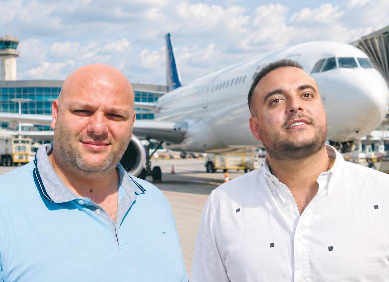 Miguel Quintero y Sebastián Ortega viajaron mucho al exterior. FOTO: MONTAJE