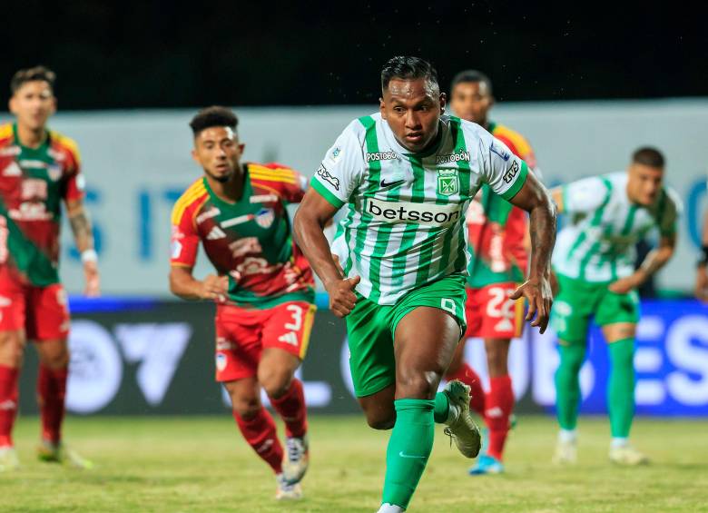 Alfredo Morelos, delantero de buena campaña con Atlético Nacional en la temporada 2025. FOTO CAMILO SUÁREZ