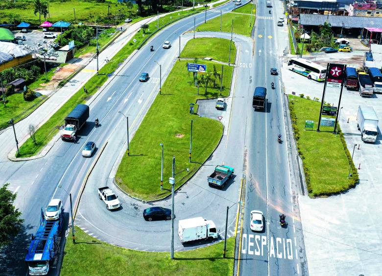 Veredas afectadas en Guarne por la autopista Medellín Bogotá. FOTO Manuel Saldarriaga Quintero.