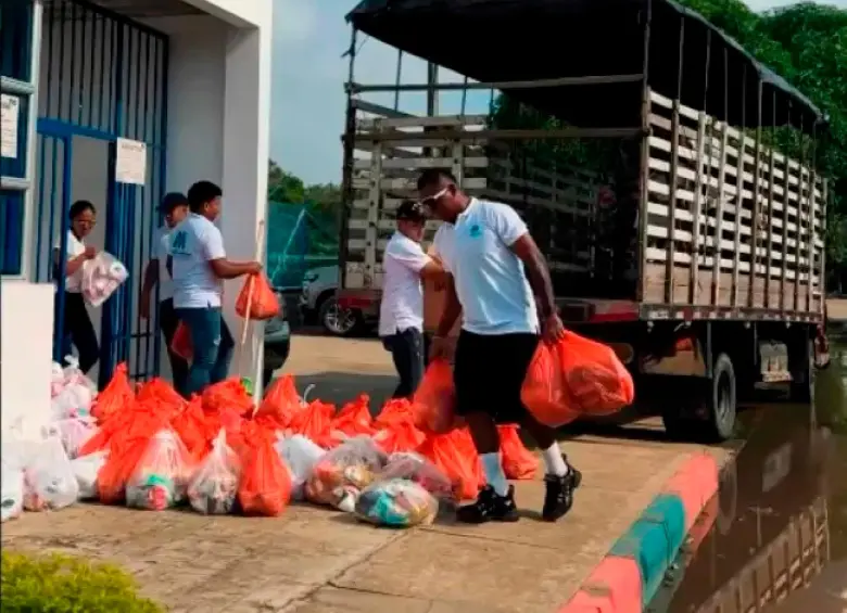 Alfredo y su labor social en Córdoba. FOTO PANTALLAZO 