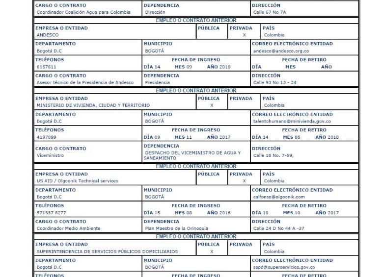 Exclusivo: las inconsistencias en la hoja de vida de Jorge Carrillo que presentó a Función Pública, EPM e ISA; ¿de qué se tratan?