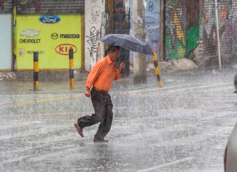 Las lluvias causaron estragos en varios puntos de Medellín. Imagen de referencia. FOTO: EL COLOMBIANO