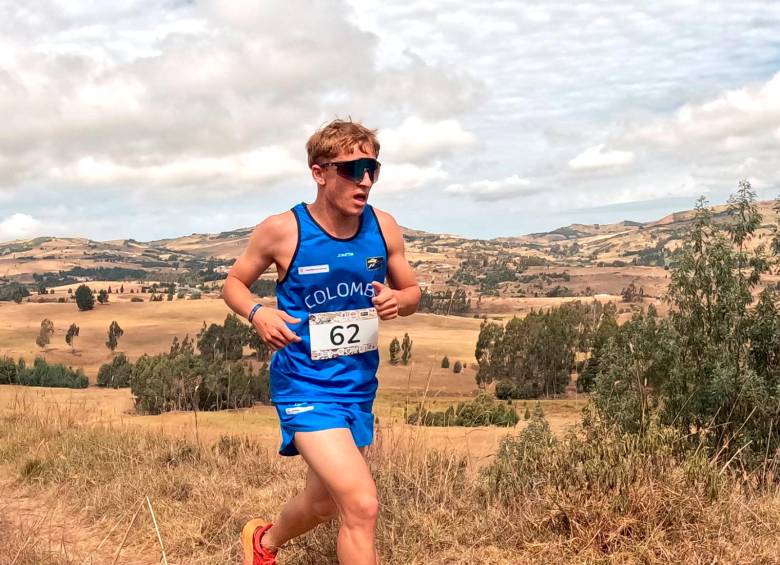 Jhordan, el único antioqueño que hizo parte del Suramericano de montaña y trial en Tunja. FOTO CORTESÍA