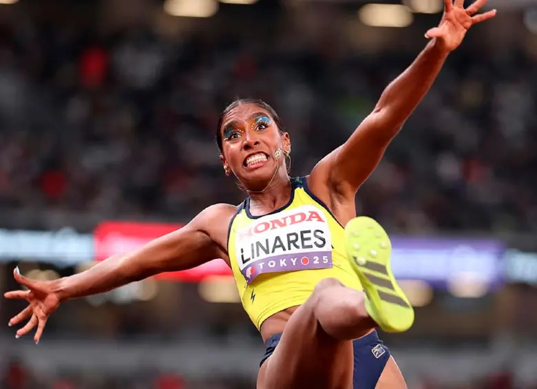 Natalia, la mejor representante de salto largo de Colombia en los últimos cinco años. FOTO INSTAGRAM LINARES