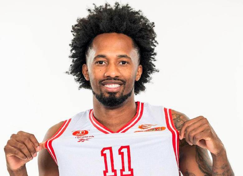 Braian Angola, basquetbolista colombiano que juega en Israel. FOTO INSTAGRAM ANGOLA