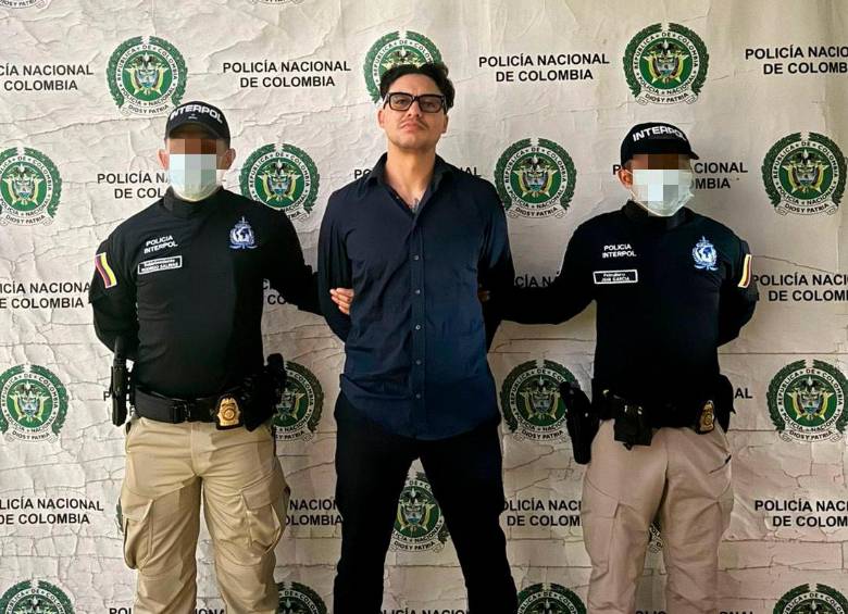 Francis Michael de Haseth quedó a disposición de la Fiscalía, pendiente del trámite de extradición. FOTO: Cortesía Policía