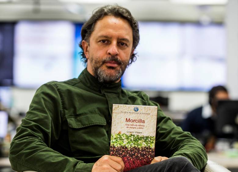 Lorenzo Villegas, periodista gastronómico, autor del texto Morcilla una historia rellena de sangre y amor. Foto: Julio César Herrera.