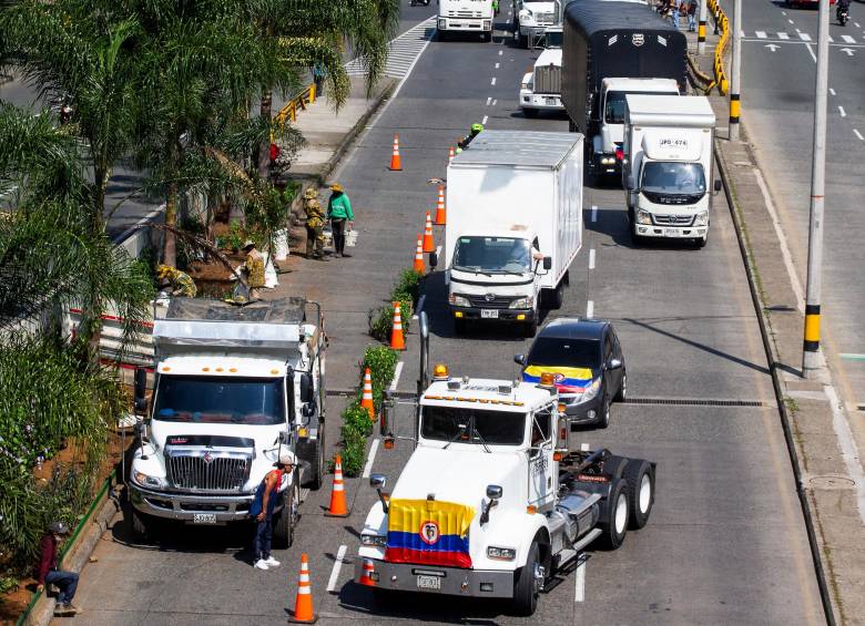 Las protestas camioneras del mes pasado ni el aumento del acpm fueron relevantes en el IPC de septiembre. FOTO Julio César Herrera