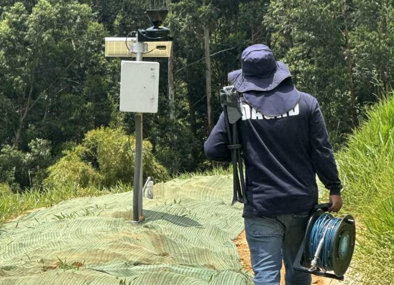 Medellín es pionera en Colombia en la implementación de estos dispositivos de monitoreo de inundaciones y movimientos en masa. Otras ciudades quieren replicar el ejercicio. Foto: Cortesía